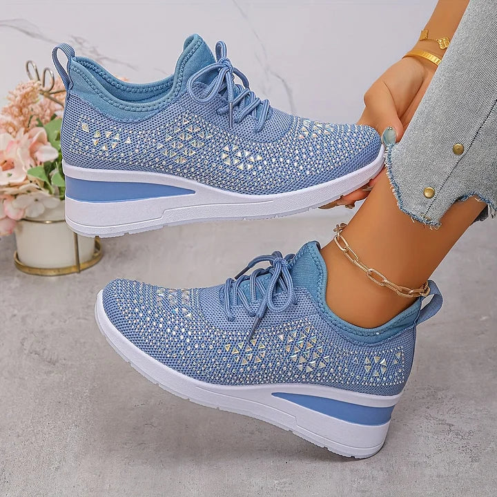 Jane – Crystal Embellished Comfort Sneakers