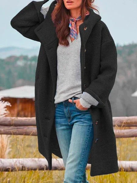 Kate – Modern Elegance Long Coat
