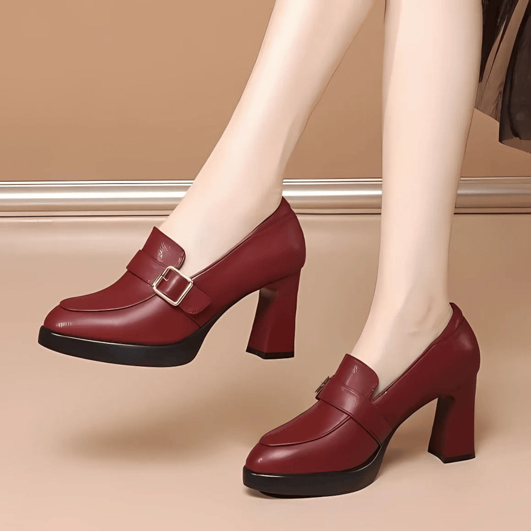 Jade – Timeless Buckle Detail Heels