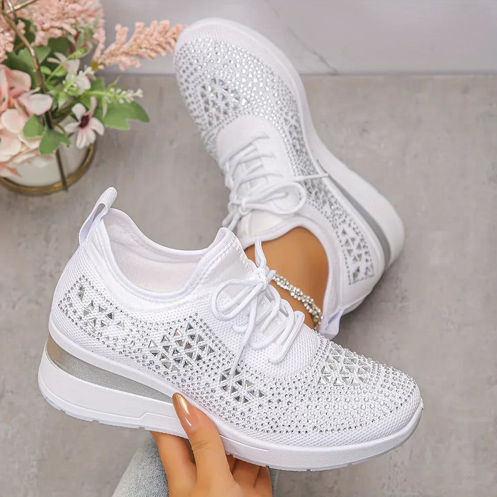 Jane – Crystal Embellished Comfort Sneakers