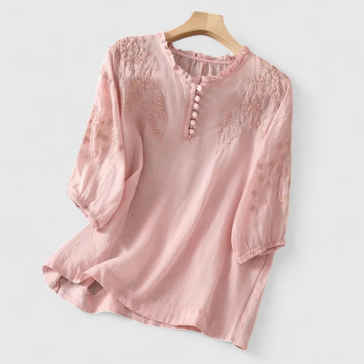 Faye - Elegant Breathable Blouse
