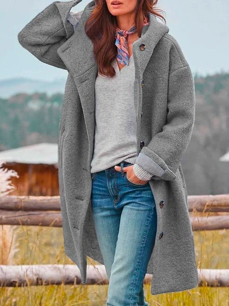 Kate – Modern Elegance Long Coat