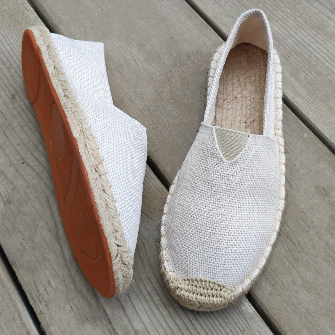Elijah | Riviera Linen Espadrilles