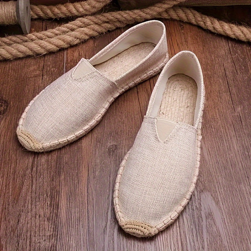 Elijah | Riviera Linen Espadrilles
