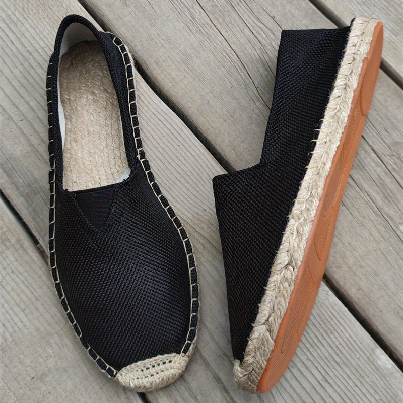 Elijah | Riviera Linen Espadrilles