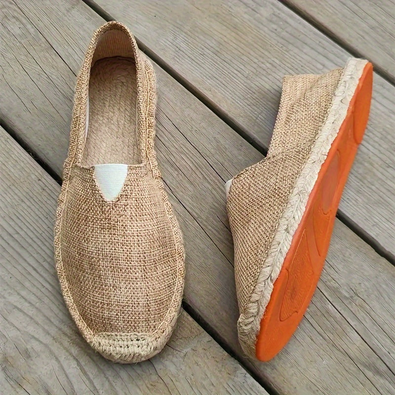 Elijah | Riviera Linen Espadrilles