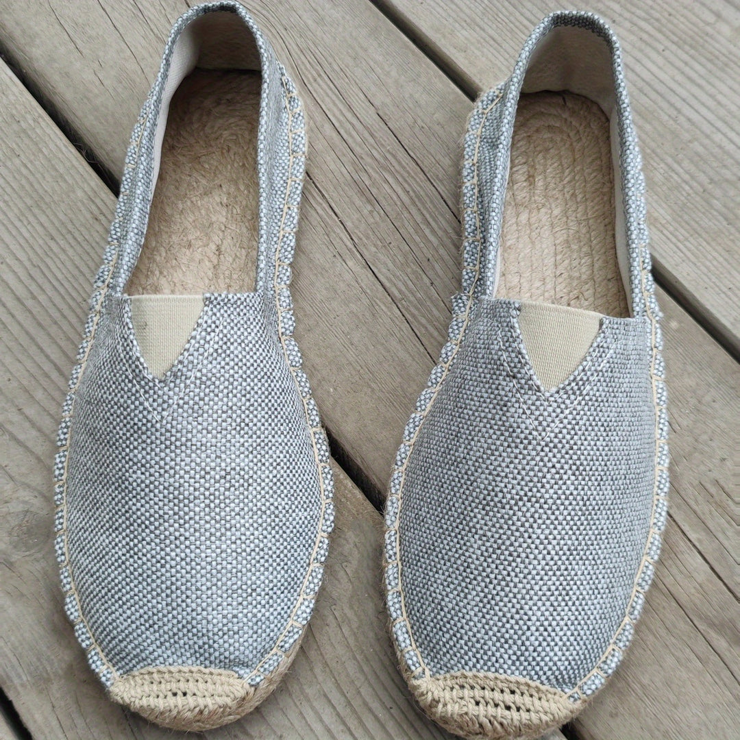 Elijah | Riviera Linen Espadrilles