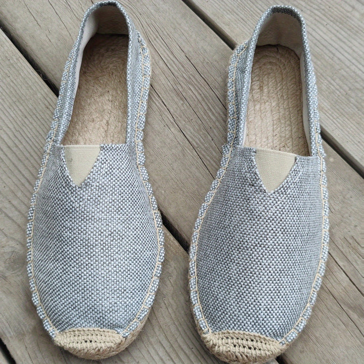Elijah | Riviera Linen Espadrilles