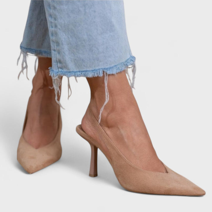 Scarlett – Timeless Nude Slingback Pumps